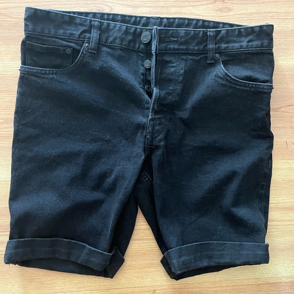 H&M Slim Fit Denim Shorts